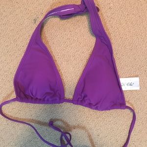 purple bikini top